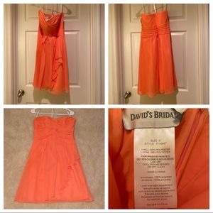 David’s Bridal Bridesmaid Dress